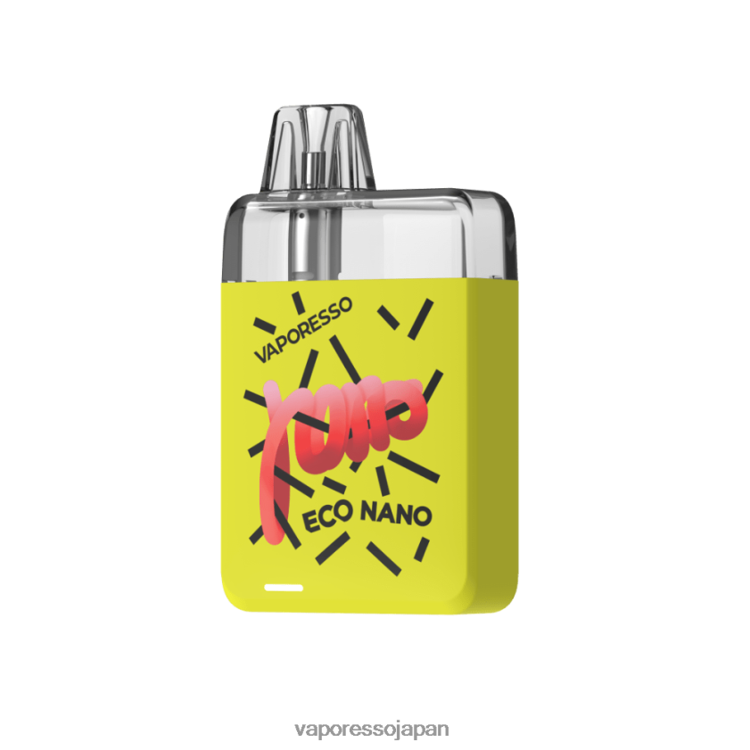 Vaporesso レビュー - Vaporesso ECO NANO ナノ 夏の黄色 LFHJ44105